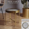 Gold Clock Side Table [181808]
