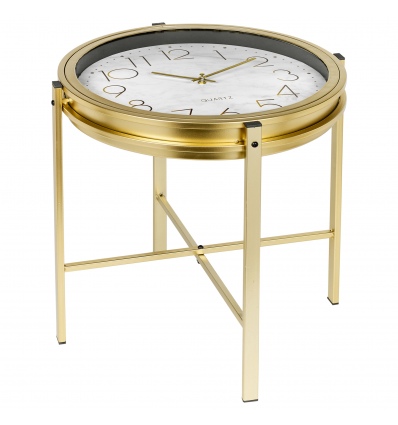 Gold Clock Side Table [181808]