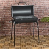 Black Cylinder Metal Drum Coal BBQ [956689]