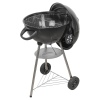 Black 48cm Spherical Shape BBQ [485837]