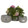 3 Piece Rattan Flower Basket Sets