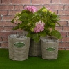 3 Piece Rattan Flower Basket Sets