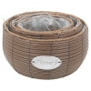 3 Piece Rattan Flower Basket Sets