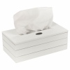 White Wooden Tissue Box [011594]