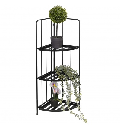 3 Tier Foldable Metal flower Rack Stand [3137584]]