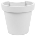 White Flower Pot For Drainpipe [983005]