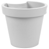 White Flower Pot For Drainpipe [983005]