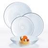 18pc Pampille Clear Glass Dinner Set [875027]
