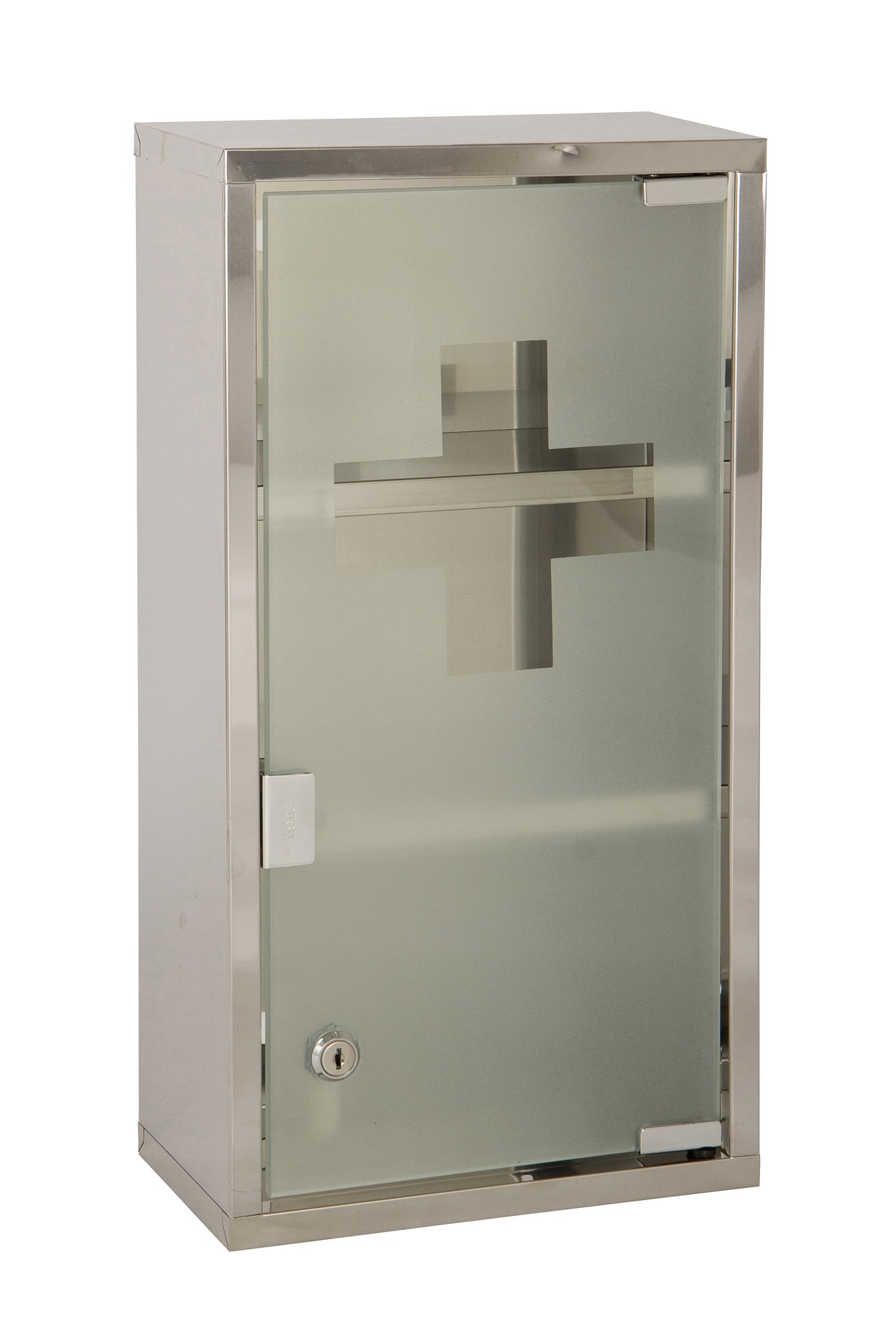 Wall Mounted Lockable 2 Keys Large Medicine Cabinet First Aid Box