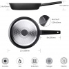 SKY LIGHT Cast Aluminum Non Stick Black Chefs Pans