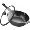 SKY LIGHT Cast Aluminum Non Stick Black Chefs Pans