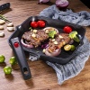 SKY LIGHT Cast Aluminum Non Stick Black Chefs Pans