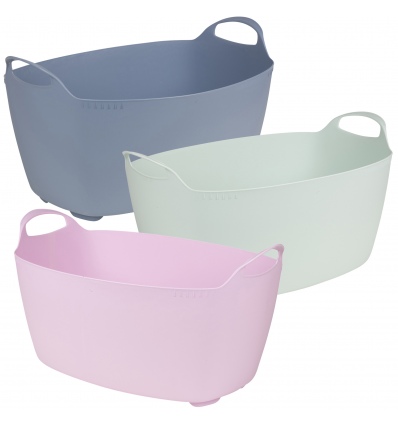 Flexible Plastic Storage Basket Tubs [000407]