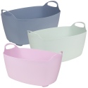 Flexible Plastic Storage Basket Tubs [000407]