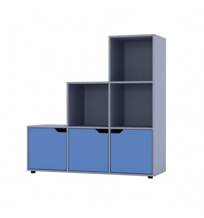 6 Cube Step Storage Shelf Unit