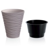 Sand Short Plastic Plant Pot