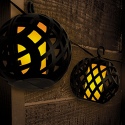 Moroccan Flame Effect Solar String Lights 8Pk [348829]