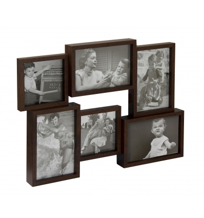 6 Photo Wooden Picture Frame [746350]