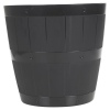 Anthracite Wood Look Flower Pot [854811]