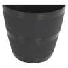 Anthracite Wood Look Flower Pot [854811]