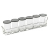 ZESTGLASS Spice Rack With Jars [423473]