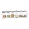 ZESTGLASS Spice Rack With Jars [423473]