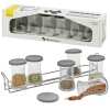 ZESTGLASS Spice Rack With Jars [423473]