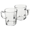 CARRE Single Tempered Glass Tea Cup Mug [290419]