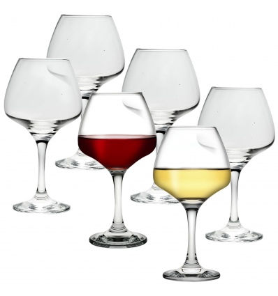 6 Pcs Set RISUS Stemware Glass