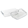 2.75L Borcam Rectangle Casserole Dish With Lid  [192386]