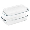 2.75L Borcam Rectangle Casserole Dish With Lid  [192386]