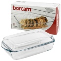 2.75L Borcam Rectangle Casserole Dish With Lid  [192386]