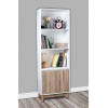 5 Tier Scandi Bookcase with 2 Doors