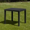 POKER Plastic Rectangular Garden Table