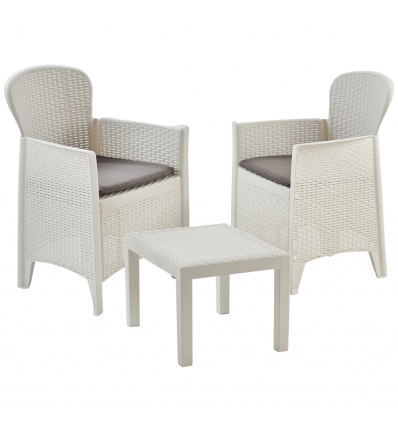 Akita White 3 Pc Garden Set [591073]