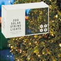 200 LED Solar String Lights Warm White [348362]