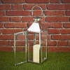 37.5cm Stainless Steel Lantern [063997]