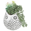 Cement Pot With Artificial Plant [546593]