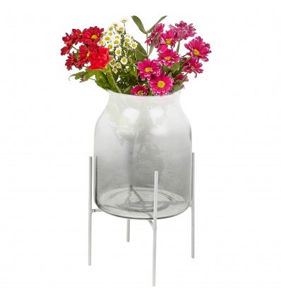 15cm Vase With Metal Stand [268170]