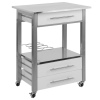 Metal White Kitchen Trolley [605924]