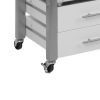 Metal White Kitchen Trolley [605924]