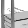 Metal White Kitchen Trolley [605924]