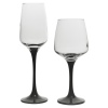 LAV Black Glassware x3