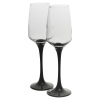 LAV Black Glassware x3