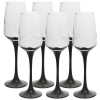 LAV Black Glassware x3