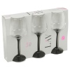 LAV Black Glassware x3