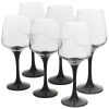 LAV Black Glassware x3