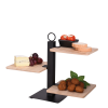 Wooden Metal Food Stand