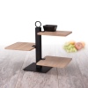 Wooden Metal Food Stand