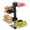 Wooden Metal Food Stand